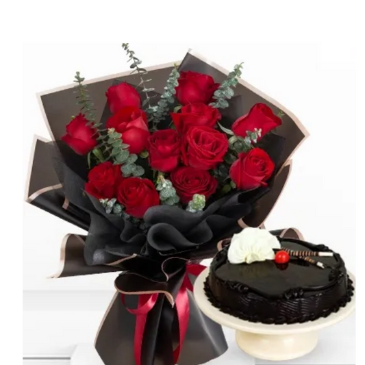 Romantic Roses and Tempting Truffle Delight