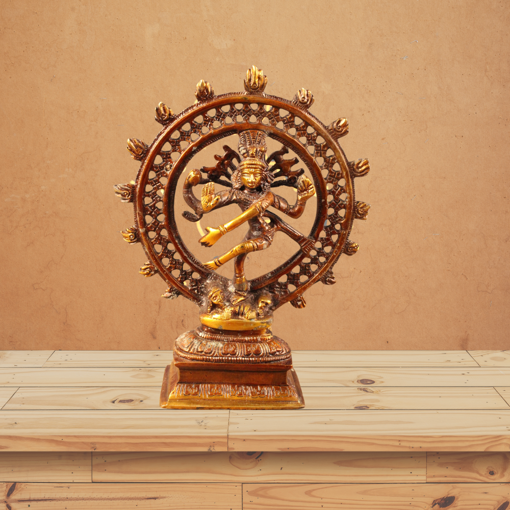 Brass Nataraja Idol – Symbol of Cosmic Dance & Divine Energy