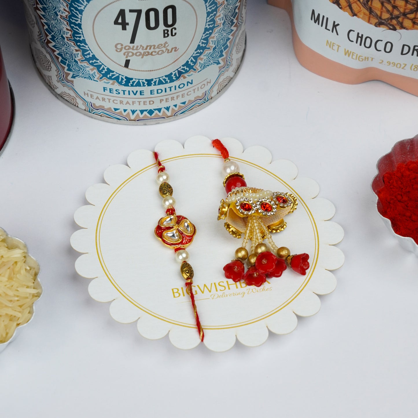 Popcorn & Love Rakhi Gift