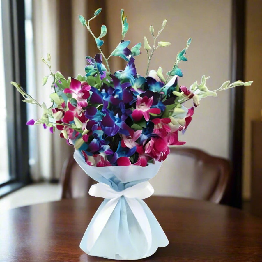 A Symphony of Blues and Purples