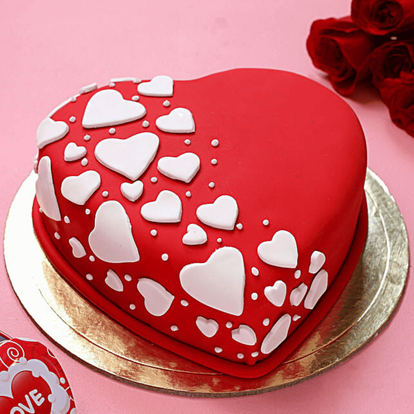 Heartfelt Euphoria Fondant Cake