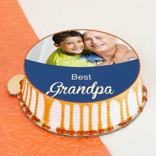 Best Grandpa Photo Cake
