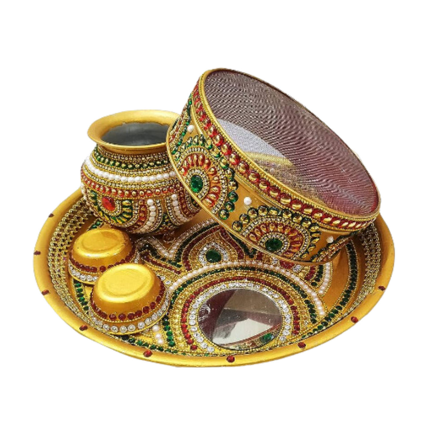 Ethnic Karwachauth Thali