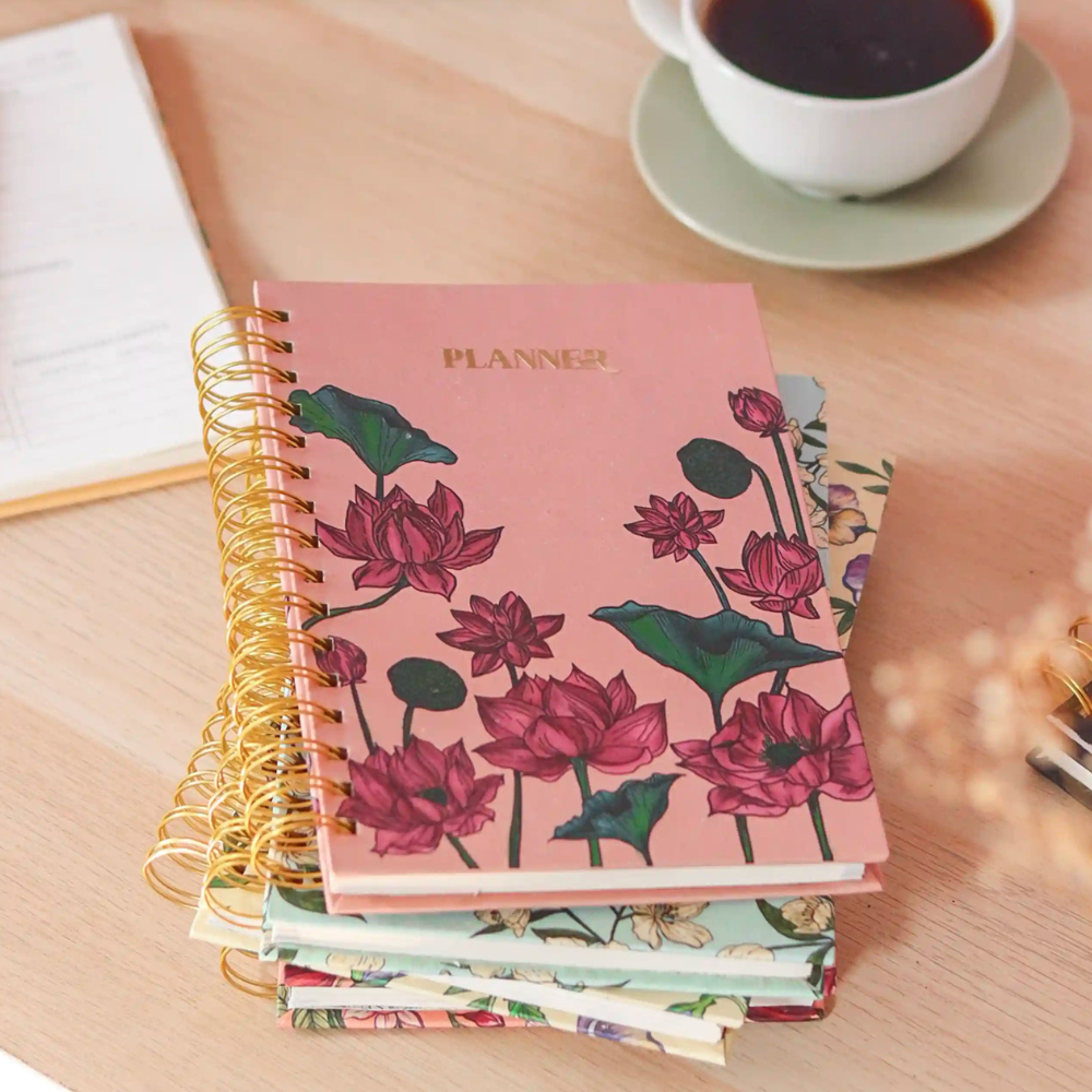 Roohani Rang Lotus Pink Daily Planner