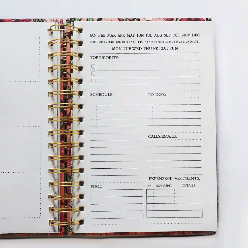 Roohani Rang Lotus Pink Daily Planner