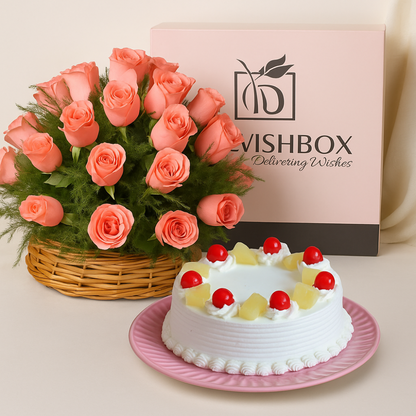 Floral Pineapple Surprise