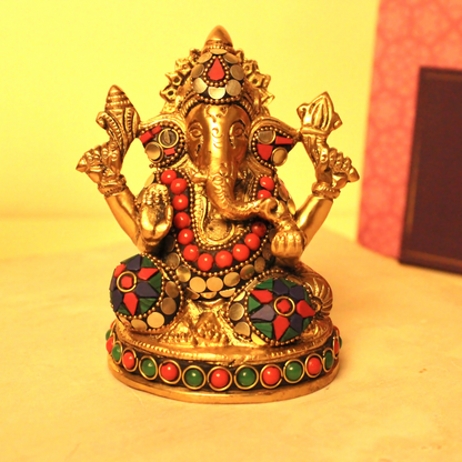 Vighnaharta Brass Idol