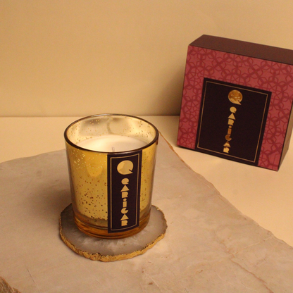 Golden Glow Votive Candle