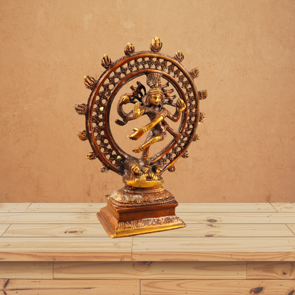 Brass Nataraja Idol – Symbol of Cosmic Dance & Divine Energy
