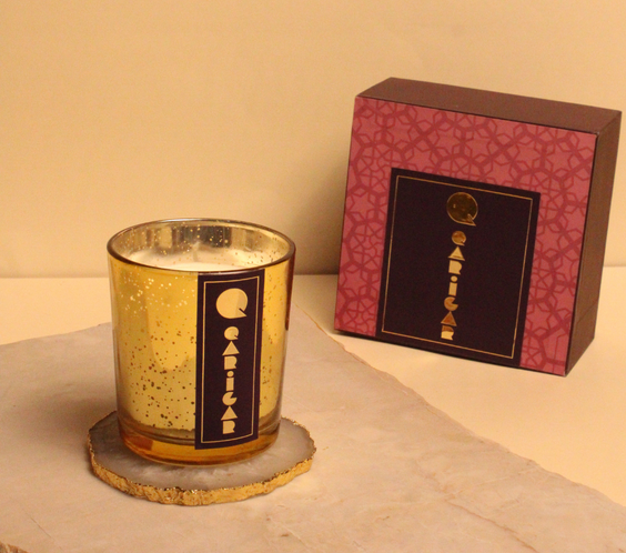 Golden Glow Votive Candle