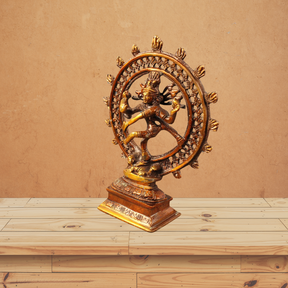 Brass Nataraja Idol – Symbol of Cosmic Dance & Divine Energy