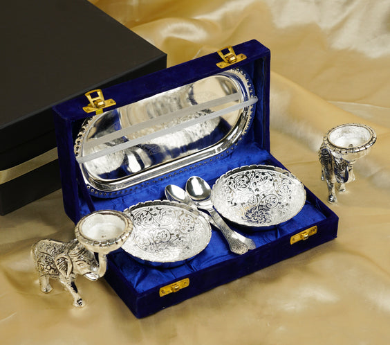Silver Radiance Diwali Gift Set