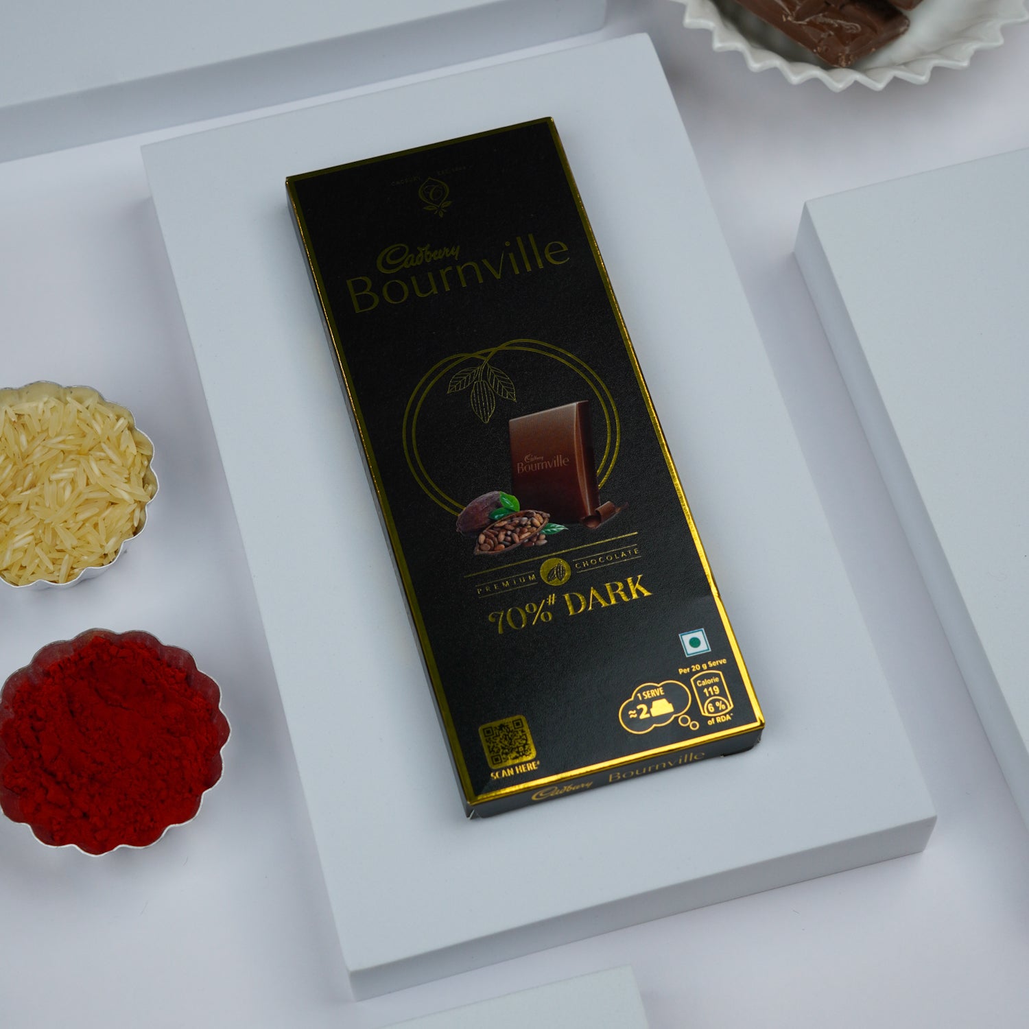 Kundan Rakhi & Choco Duo