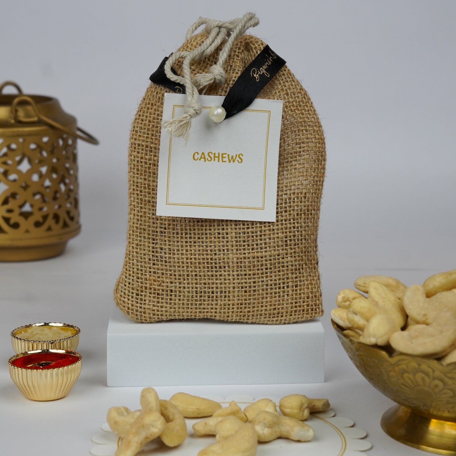 Kundan Rakhi & Nutty Potli Delight