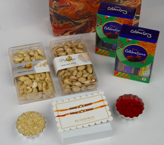 Cadbury & Nut Rakhi Gift Set