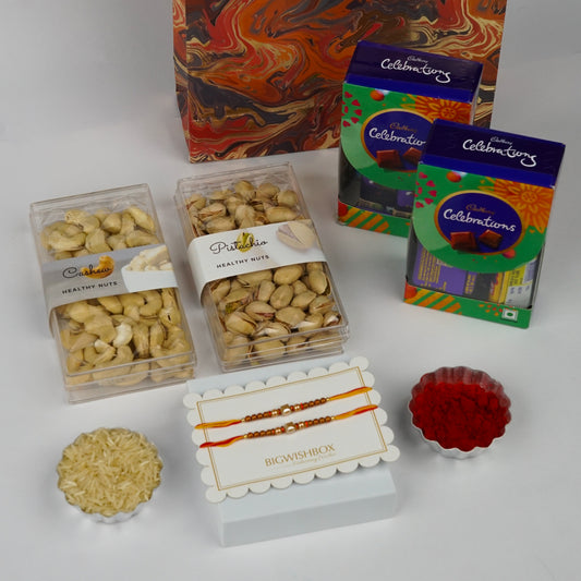 Cadbury & Nut Rakhi Gift Set