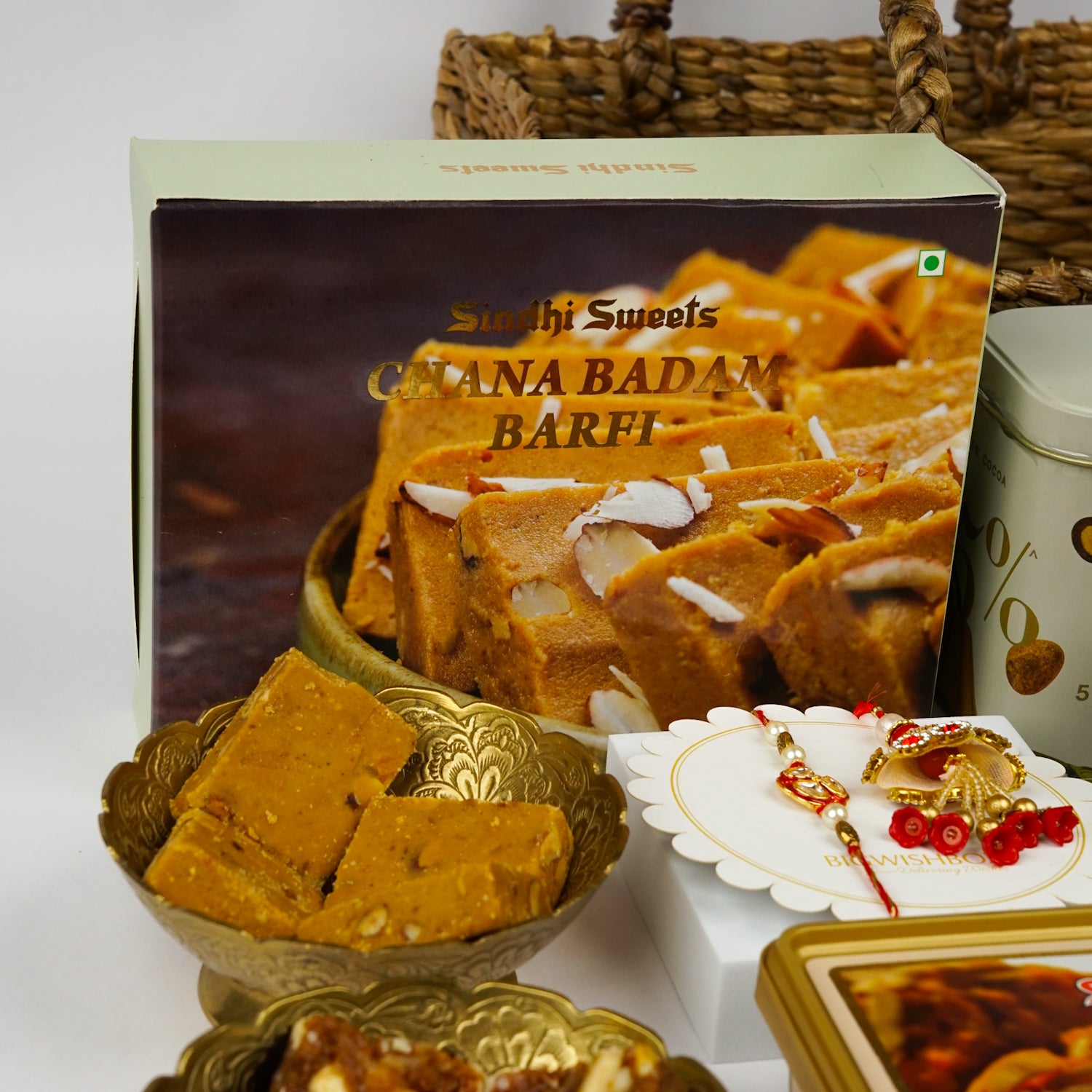 Bhai-Bhabhi Rakhi Luxe Basket