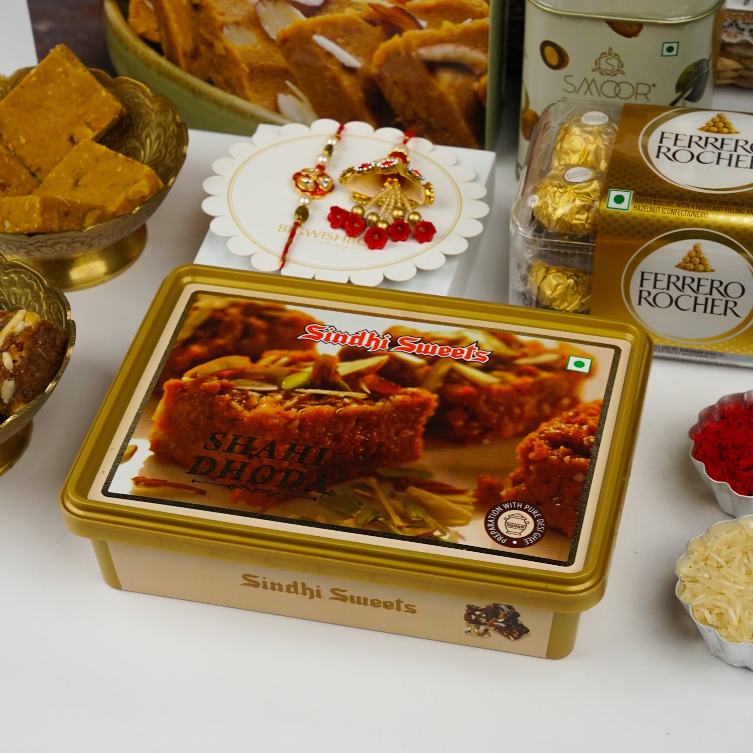 Bhai-Bhabhi Rakhi Luxe Basket