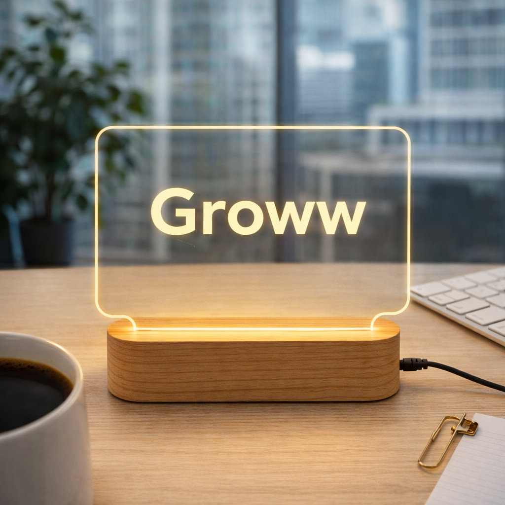 Wooden LED Acrylic Lamp