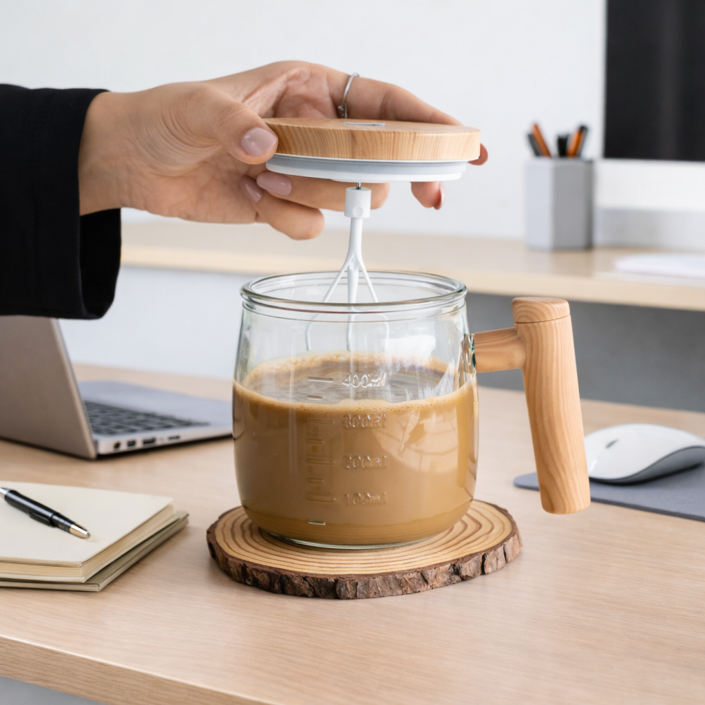 Portable Self-Stirring Mug (USB Rechargeable)