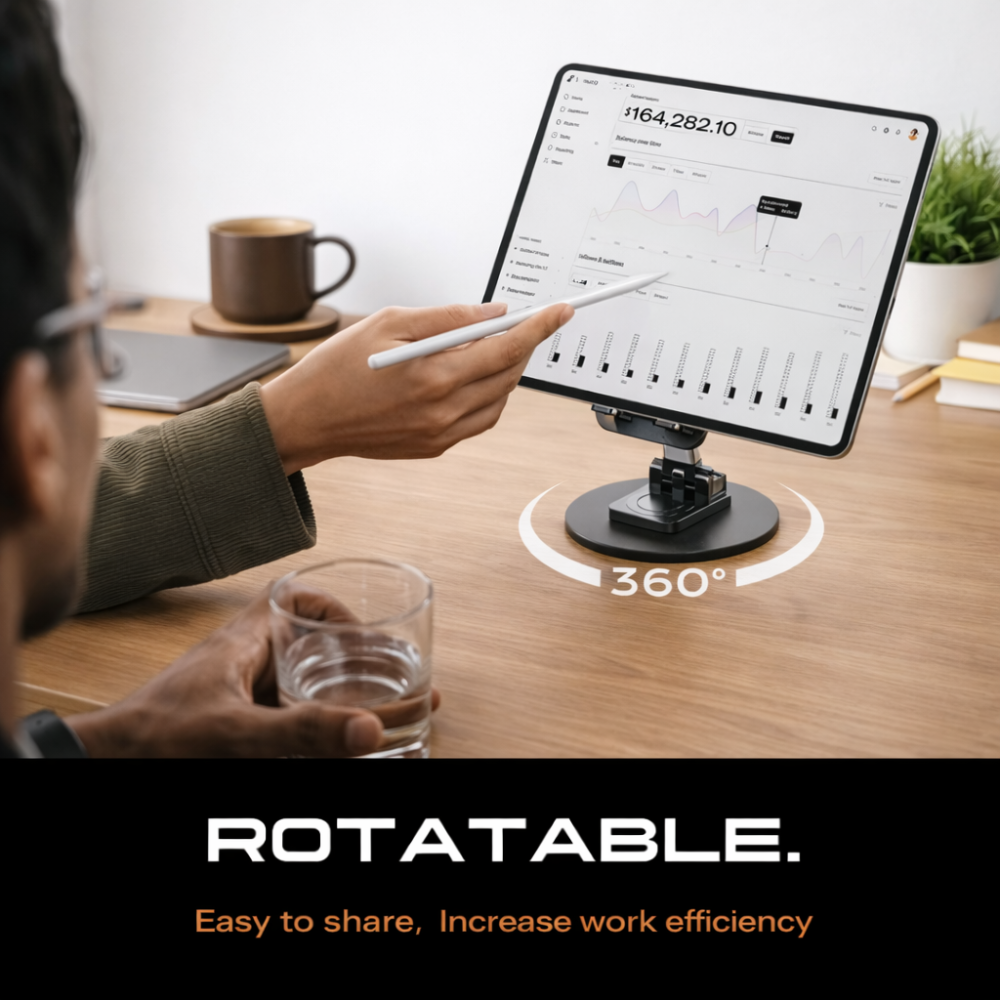 Adjustable 360° Rotating Mobile Stand
