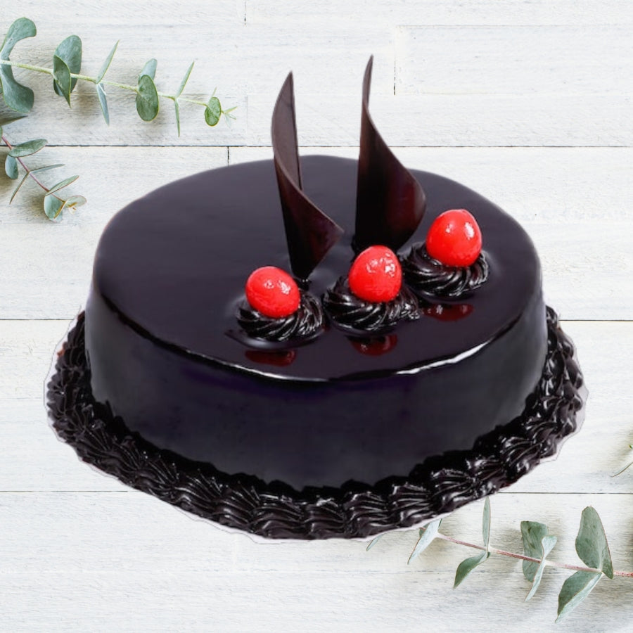 Tempting Chocolate Truffle Cake