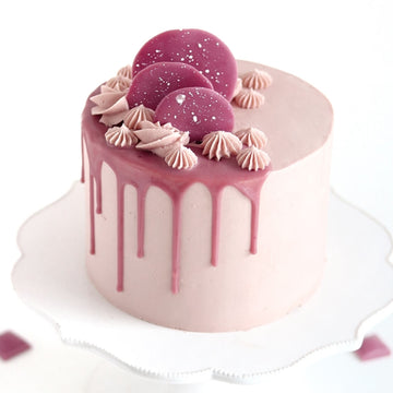 Exquisite Pink Chocolate Cake