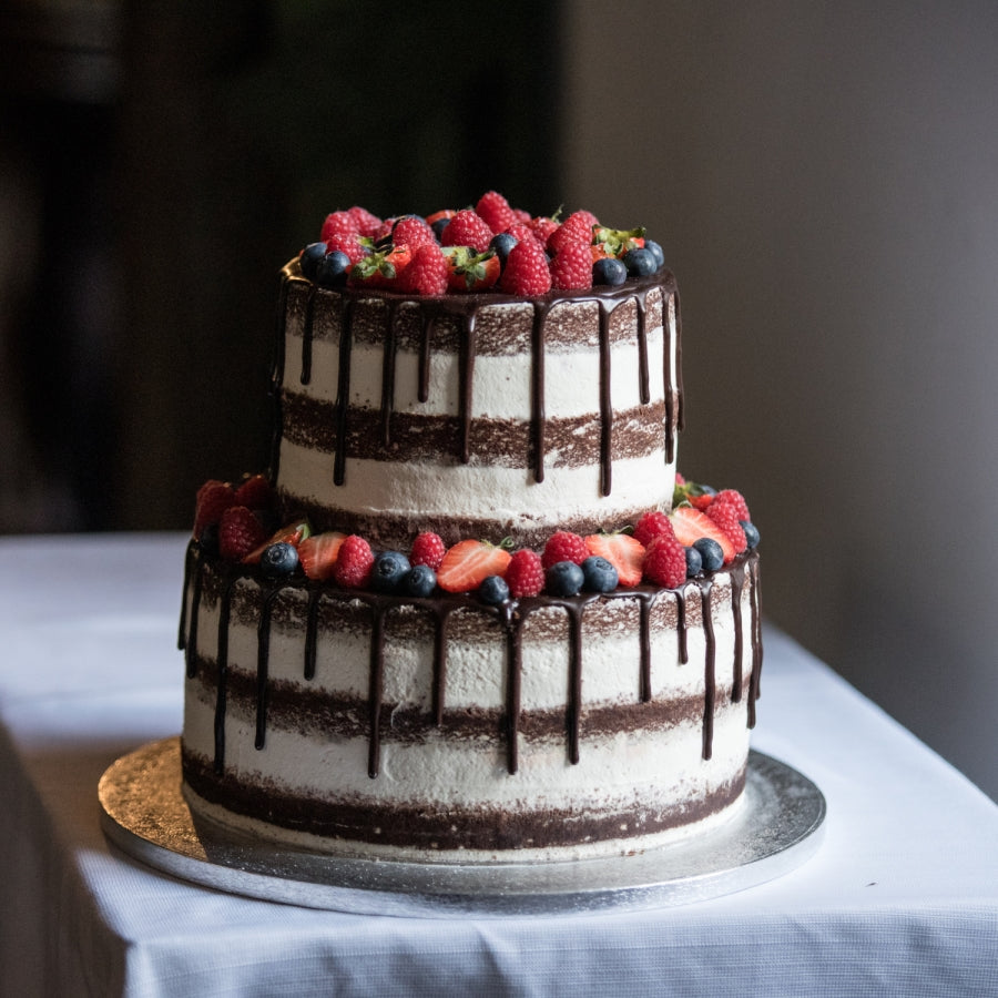 Exquisite Two-Tier Black Forest Cake 3Kg