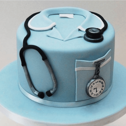 Doctor's Hero Fondant Cake