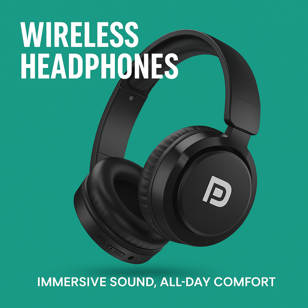 Portronics Muffs M2 Headphones (Black)