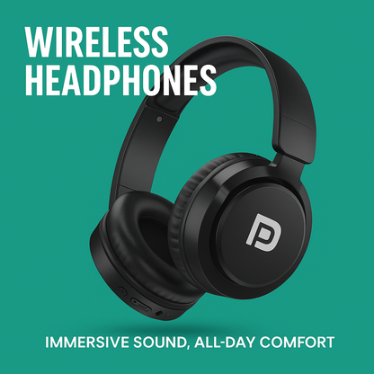 Portronics Muffs M2 Headphones (Black)