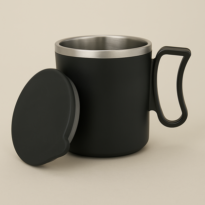 ThermoSip™ 300ml Insulated Stainless Steel Travel Mug