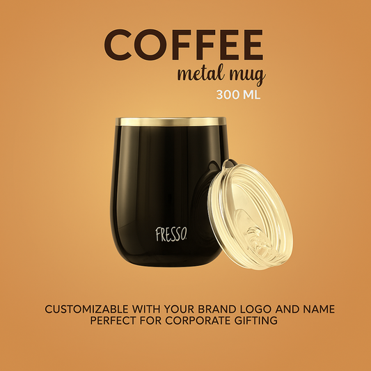 Tressa – Custom Metal Coffee Mug (300 ml)