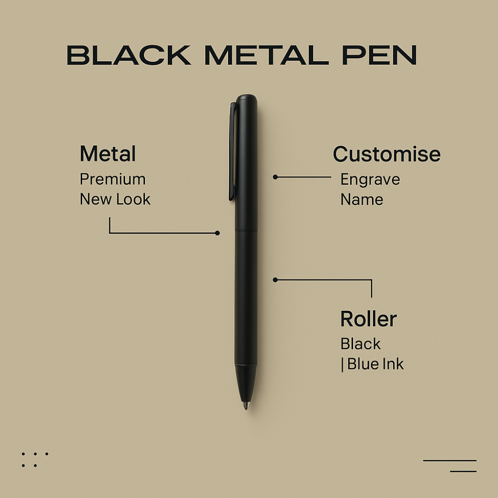 Black Metal Pen
