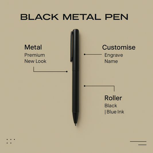 Black Metal Pen