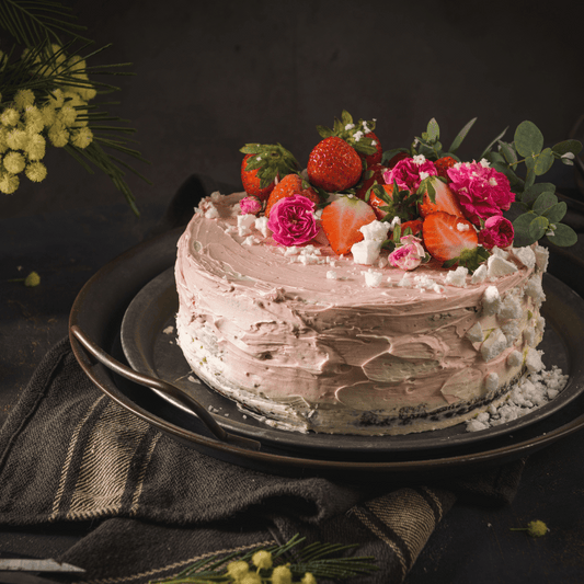 A Scrumptious Delight: Strawberry Cake