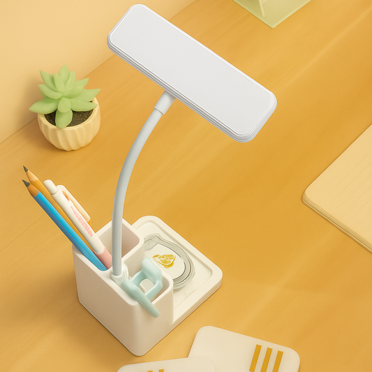 Desk Organizer with Lamp
