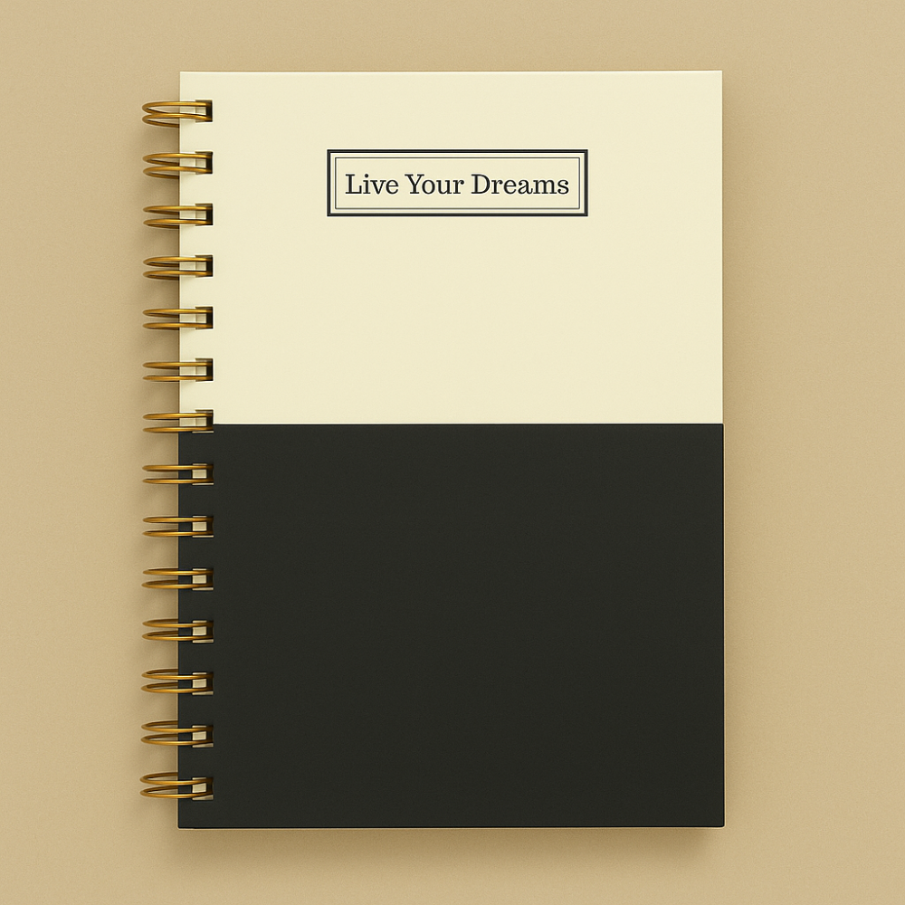 Live Your Dreams Spiral Diary