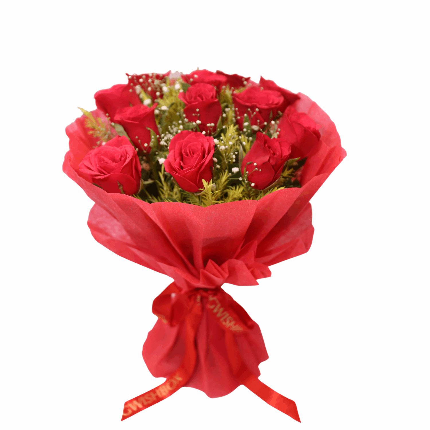 10 Red Roses Bouquet