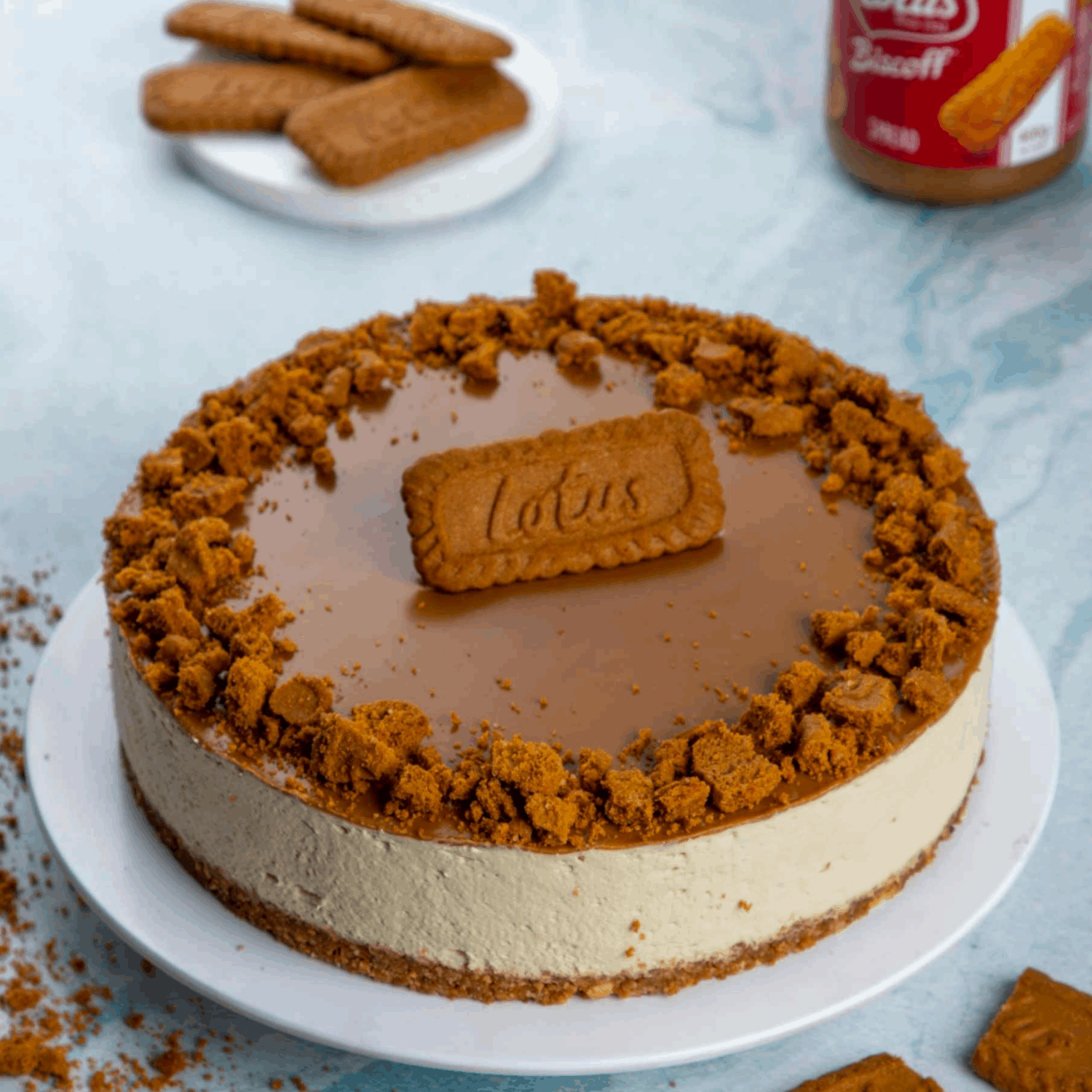 Lotus Biscoff Cheese Cake